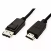 DisplayPort ROLINE 11.44.5782-10 HDTV Schwarz