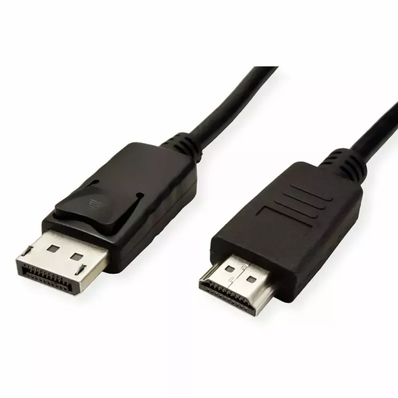 DisplayPort ROLINE 11.44.5782-10 HDTV Schwarz