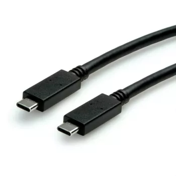 USB Kabel ROLINE Grün 11.44.9056 USB 3.2 Gen 2 1m USB C Schwarz