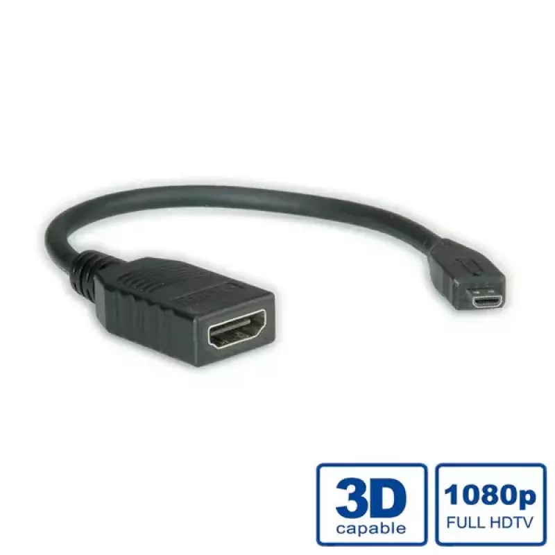 HDMI High Speed Kabel + Ethernet VALUE 0,15 m