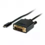 Videokabeladapter VALUE 11.99.5831 1m USB C DVI Schwarz