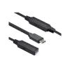 ROLINE USB-Kabel 12.04.1066 USB 3.2 Gen 1 10m USB C USB A Schwarz