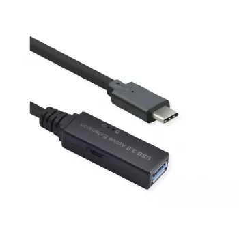 ROLINE USB-Kabel 12.04.1066 USB 3.2 Gen 1 10m USB C USB A Schwarz