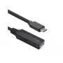 ROLINE USB-Kabel 12.04.1067 15m USB 3.2 Gen 1 USB C USB A Schwarz
