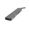 Laptop-Dock VALUE 12.99.1136 Kabelgebunden USB 3.2 Gen 2 Type-C Schwarz Grau