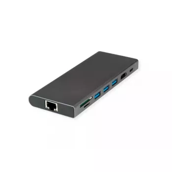 Laptop-Dock VALUE 12.99.1138 USB 3.2 Gen 1 Typ-C Kabelgebunden