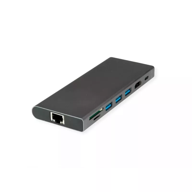 Laptop-Dock VALUE 12.99.1138 USB 3.2 Gen 1 Typ-C Kabelgebunden