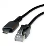 Netzwerkkabel VALUE 12.99.1169-10 RJ-45 USB Typ C 5 m Schwarz