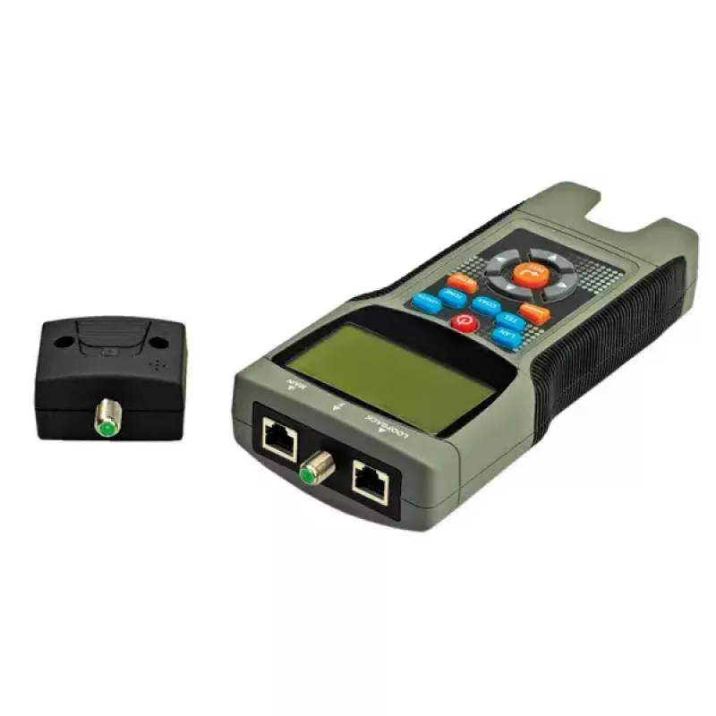 Kabeltester VALUE LAN Kabel Multifunction Tester Modell 13.99.3002 – multifunktionaler LAN-Kabeltester, prüft Verdrahtungsdurchgang und Paarzuordnung