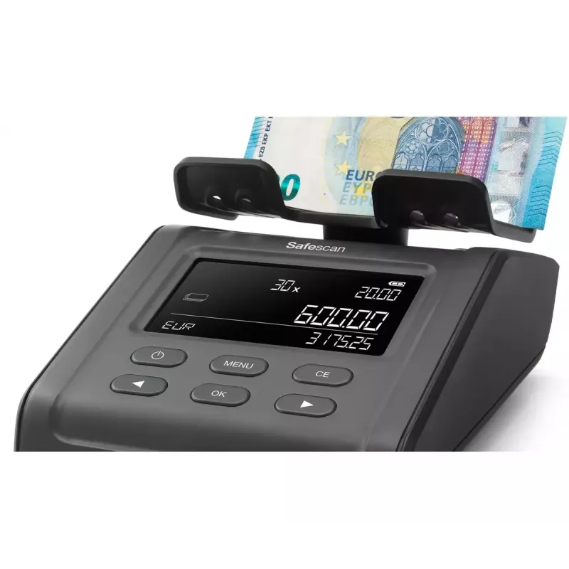 Münzzählmaschine Safescan 6175 Schwarz LCD AC 110-240V