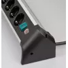 Power extension Brennenstuhl 1391040410 1.8m 4 AC outlets Indoor Schwarz Silver
