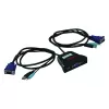 KVM Switch ROLINE Star 1 Benutzer 2 PCs Audio USB
