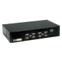 KVM Switch ROLINE 1 Benutzer 4 PCs DisplayPort mit USB-Hub