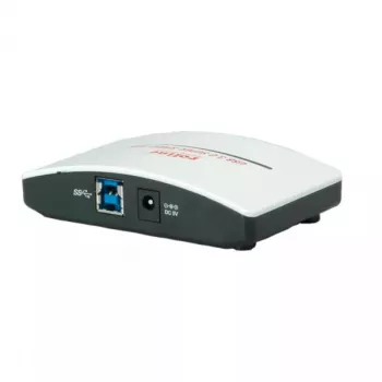 USB Hub ROLINE Schwarz & Weiß 4 Ports mit Netzteil