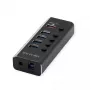 ROLINE USB Hub 3.2 Gen 1 14.02.5058 Schwarz 5120 Mbit/s