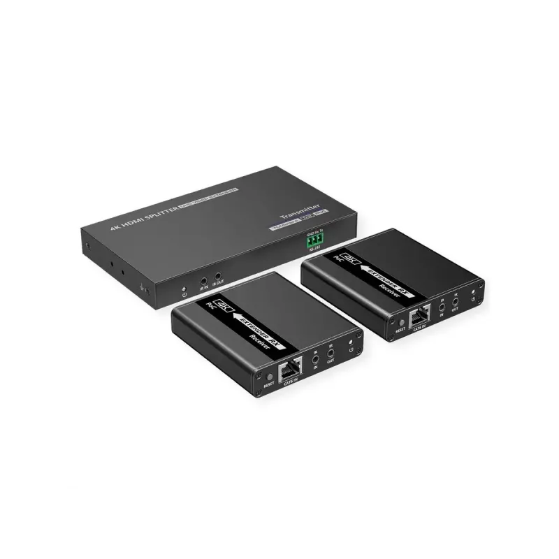 AV-Sender & -Empfänger VALUE 14.99.3464 Schwarz 40 m Reichweite