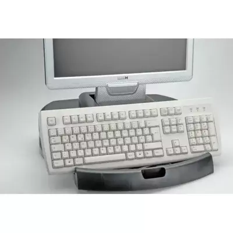 Dual Monitor-/Druckerständer ROLINE Trend schwarz