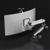 Monitorhalterung ROLINE 17031108 124,5 cm 20 kg Klemme Schwarz Grau