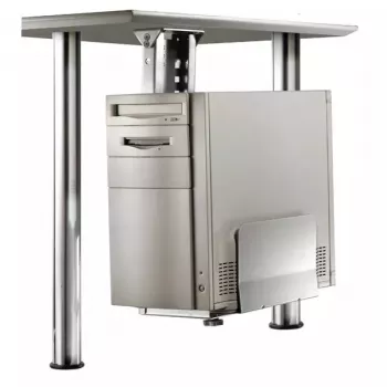 Schreibtisch-CPU-Halterung ROLINE ROLINE PC-Halter silber