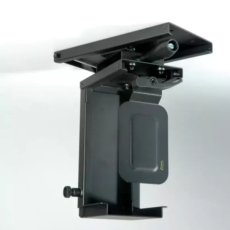Untertisch-CPU-Halterung ROLINE Mini-PC-Halterung ausziehbar mit Drehfunktion schwarz
