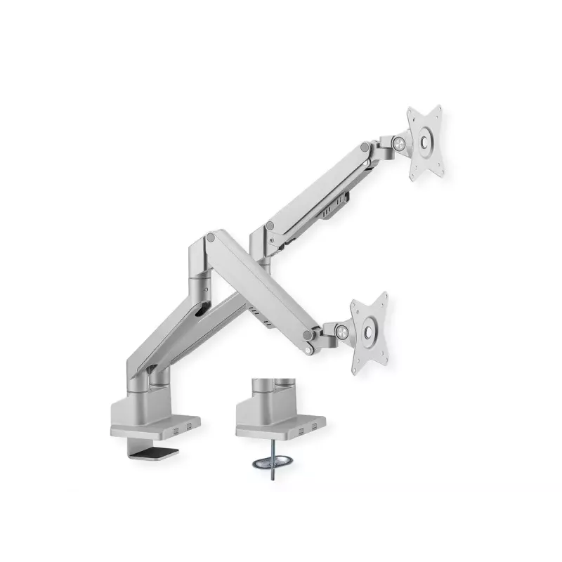 Monitorhalterung ROLINE 17.03.1158 32 Zoll Silber 18 kg Tragfähigkeit