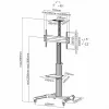 TV-Halterung ROLINE 17.03.1260 177,8 cm (70 Zoll)