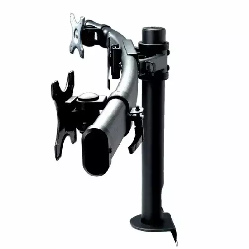 VALUE Triple LCD Arm Tischklemme schwarz — 3-Bildschirm-Monitorhalterung, verstellbar