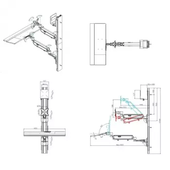Wandmontage-Arbeitsstation VALUE Pneumatic
