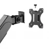 Monitorhalterung VALUE 17.99.1182 Klemme 2,06 m Schwarz 18 kg