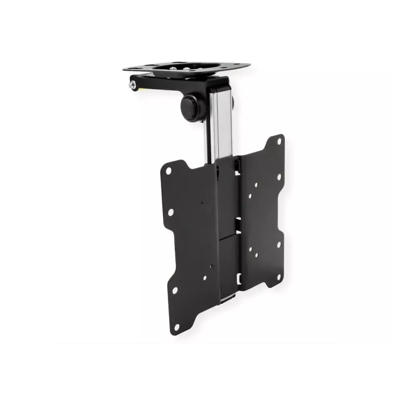 TV-Halterung/Standfuß VALUE 17.99.1186 für 43,2 cm bis 94 cm (17 Zoll – 37 Zoll), VESA 75×75–200×200, neigbar 0–90°, schwenkbar ±45°, 20 kg, schwarz