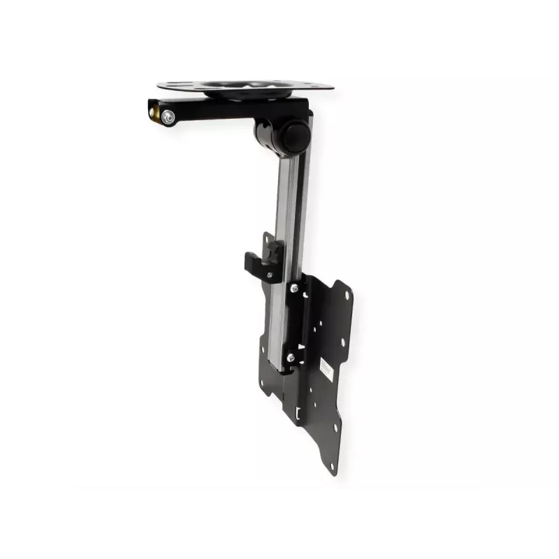 TV-Halterung/Standfuß VALUE 17.99.1186 für 43,2 cm bis 94 cm (17 Zoll – 37 Zoll), VESA 75×75–200×200, neigbar 0–90°, schwenkbar ±45°, 20 kg, schwarz