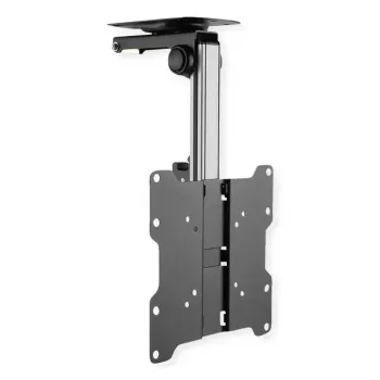 TV-Halterung/Standfuß VALUE 17.99.1186 für 43,2 cm bis 94 cm (17 Zoll – 37 Zoll), VESA 75×75–200×200, neigbar 0–90°, schwenkbar ±45°, 20 kg, schwarz