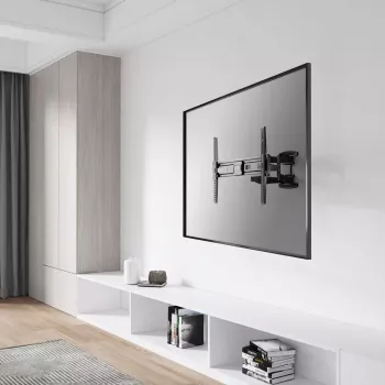 TV-Wandhalterung VALUE 17.99.1211 2,03 m 45 kg Schwarz