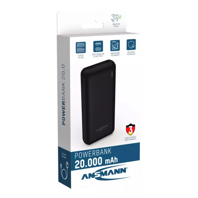 Tragbare Batterie Ansmann PB212 20000 mAh