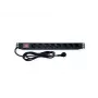 ROLINE 19.07.1619 Power Distribution Unit (PDU) 8 AC-Ausgänge 1U Schwarz
