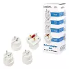 Reiseadapter LogiLink PA0186 Weiß