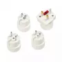 Reiseadapter LogiLink PA0186 Weiß