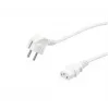 Netzkabel VALUE 19.99.1016 Weiß 0,6 m CEE7/7 IEC 320