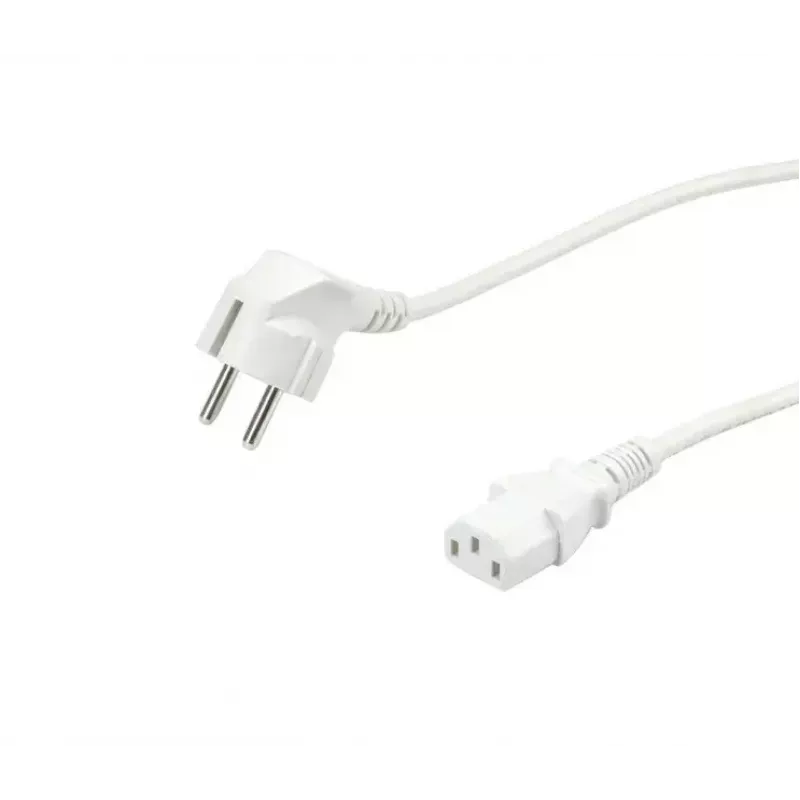 Netzkabel VALUE 19.99.1016 Weiß 0,6 m CEE7/7 IEC 320