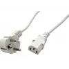 Netzkabel VALUE 19.99.1016 Weiß 0,6 m CEE7/7 IEC 320