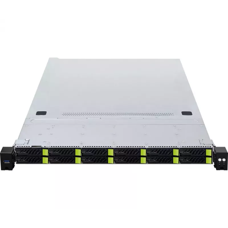 Computer-Gehäuse ASRock 1U12E-GENOA/2L2T Rack (1U) Grau