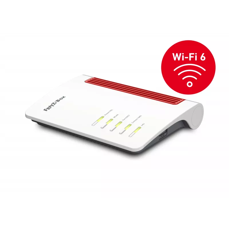 Box FRITZ! 7530 AX WLAN-Router Gigabit Ethernet Dualband (2,4 GHz / 5 GHz) Weiß