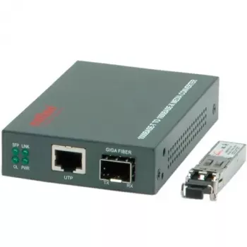 Gigabit Konverter ROLINE 21.13.1069 RJ45 auf LC