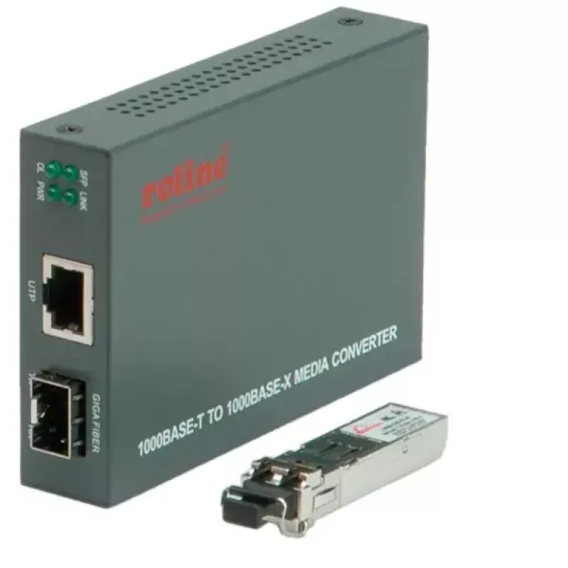 Gigabit Konverter ROLINE 21.13.1069 RJ45 auf LC