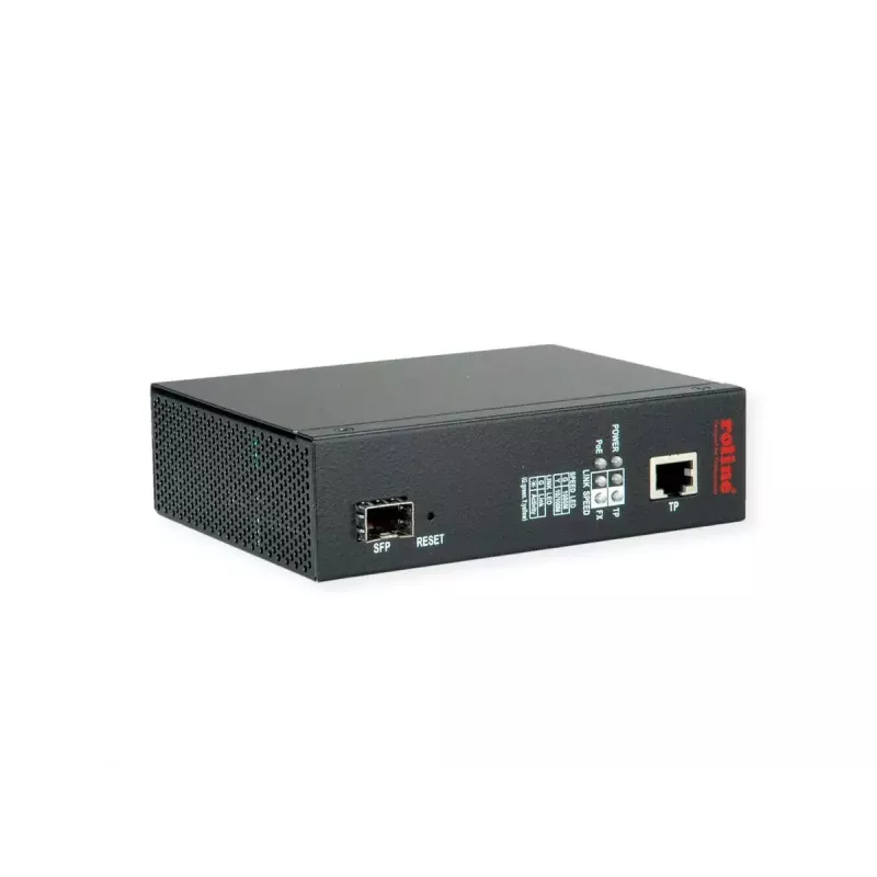 Netzwerk-Medienkonverter ROLINE 21.13.1135 1000 Mbit/s Multimode Schwarz