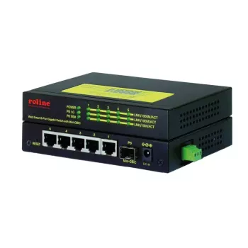 Netzwerk-Switch ROLINE 21.13.1162 Gigabit Ethernet 5 Ports PoE