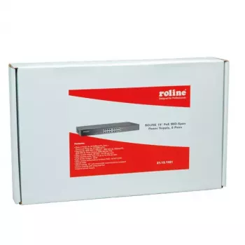 PoE MID-Span Power Supply ROLINE 19 Zoll 21.13.1181