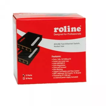 Fast Ethernet Switch ROLINE 21.14.3133 Pocket 5 Ports