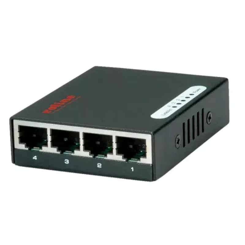 Gigabit Ethernet Switch ROLINE Pocket 4 Ports
