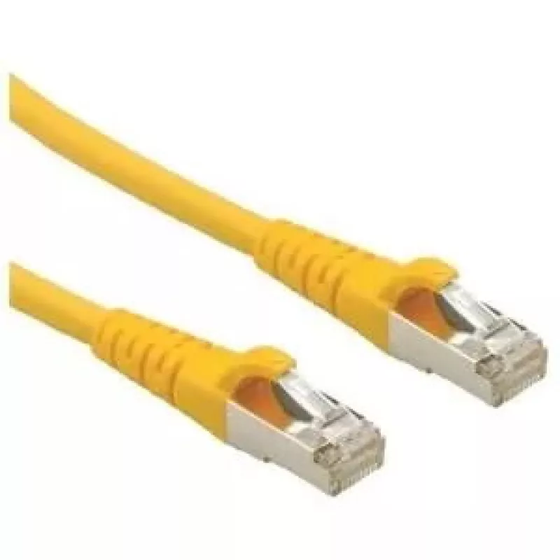Netzwerkkabel ROLINE CAT.6a S/FTP Stecker S-STP 7m Gelb
